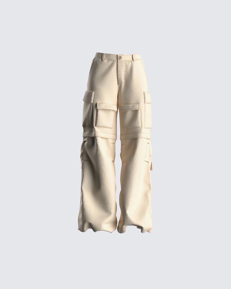 Probably the cutest everyday pant 🙌🏼 Always be dressed to impress with these tan wide-leg cargo pants - ready for the unexpected 😈 Trendy Khaki Bottoms With Cargo Pockets, Trendy Wide Leg Khaki Cargo Pants, Trendy Baggy Khaki Wide Leg Pants, Chic Baggy Wide Leg Parachute Pants, Trendy Straight Pants With Multiple Pockets, Trendy Khaki Parachute Pants With Side Pockets, Trendy Khaki Pants With Multiple Pockets, Chic Baggy Wide-leg Parachute Pants, Trendy Wide-leg Cargo Pants