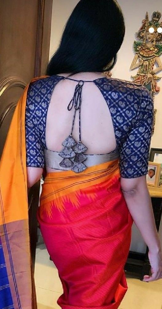 Partywear Blouse Designs, Different Types Of Blouses, Types Of Blouses, Blouse Back Neck Design, Blouse Designs High Neck, मेहंदी डिजाइन, Cotton Blouse Design, Backless Blouse Designs, New Saree Blouse Designs