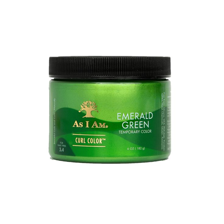 Curl Color Emerald Green As I Am Curl Color Emerald Green | Green | Sally Beauty Emerald Green Halo Hair, Emerald Green Ombre Hair, Emerald Green Hair Dye, Green Hair Temporary, As I Am Curl Color, Adore Green Hair Dye, Green Hair Dye, Temporary Hair Dye, Temporary Hair Color