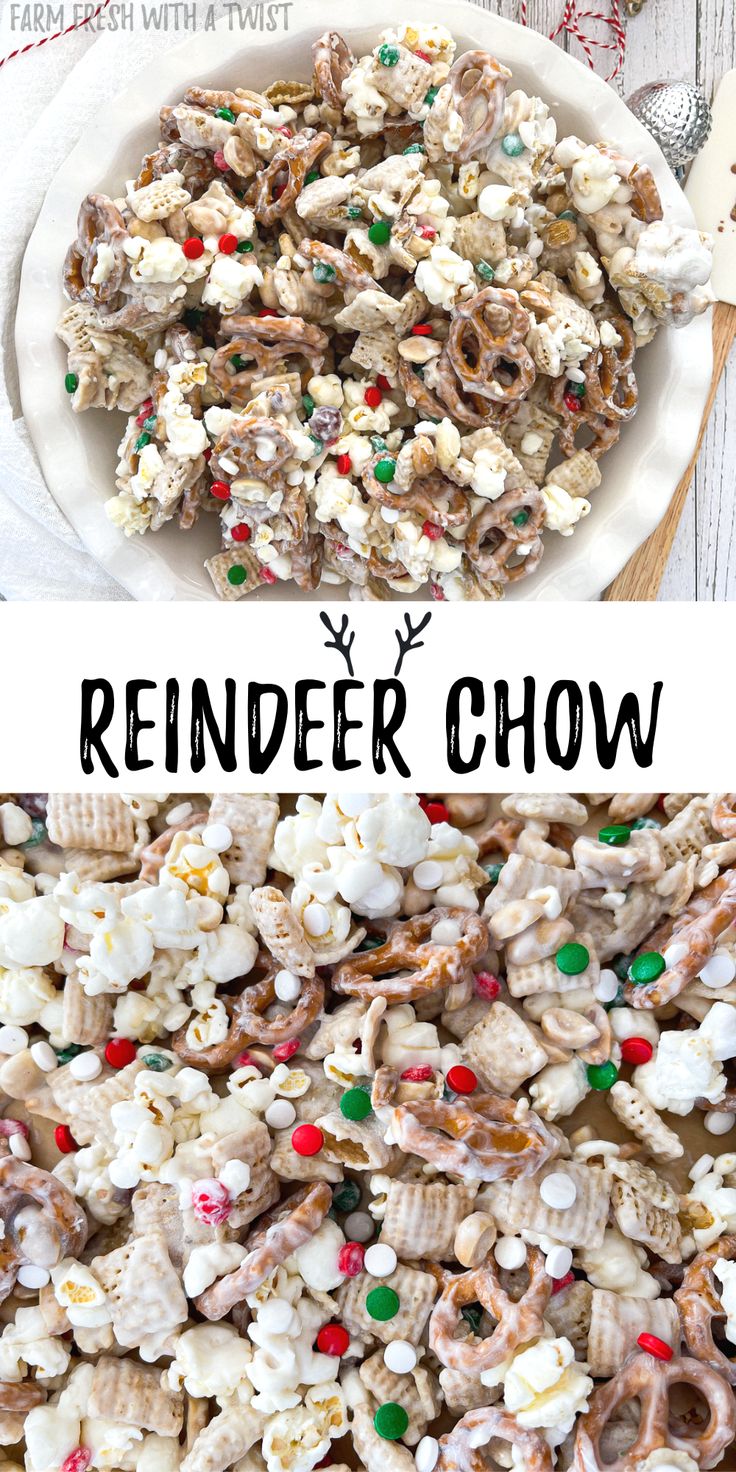 the reindeer chow recipe is ready to be eaten