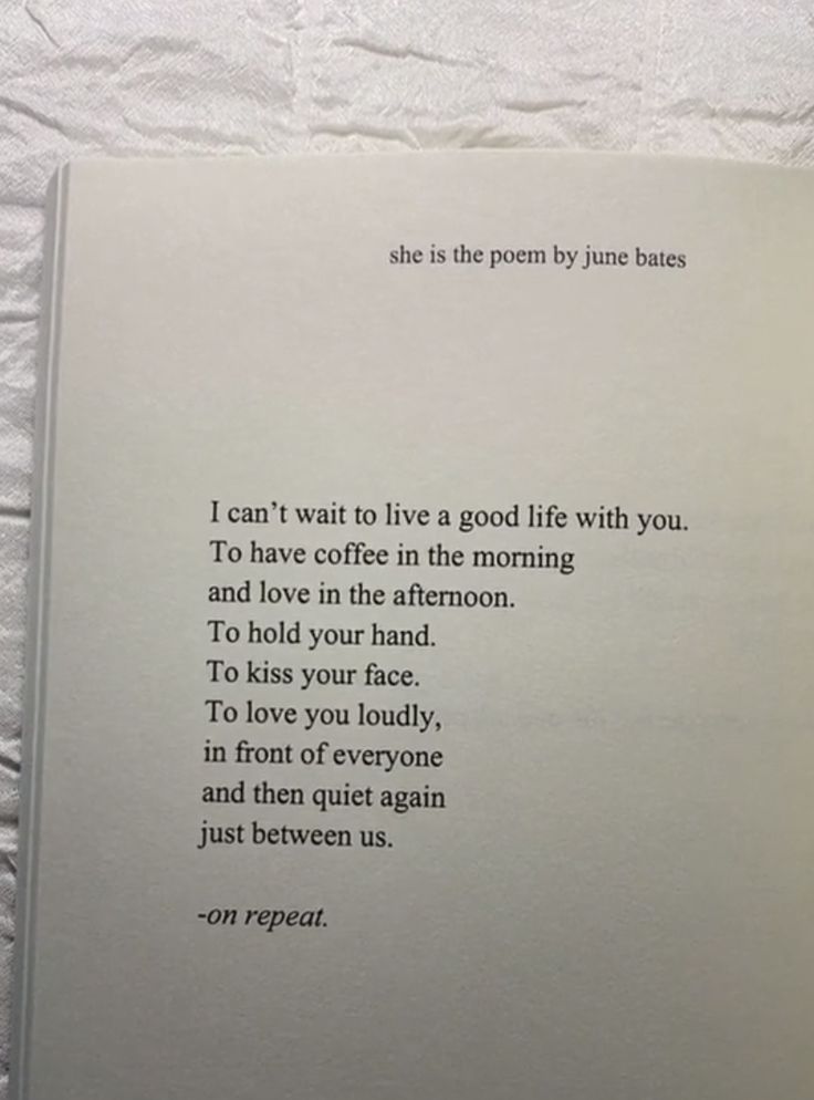 an open book with a poem written in it