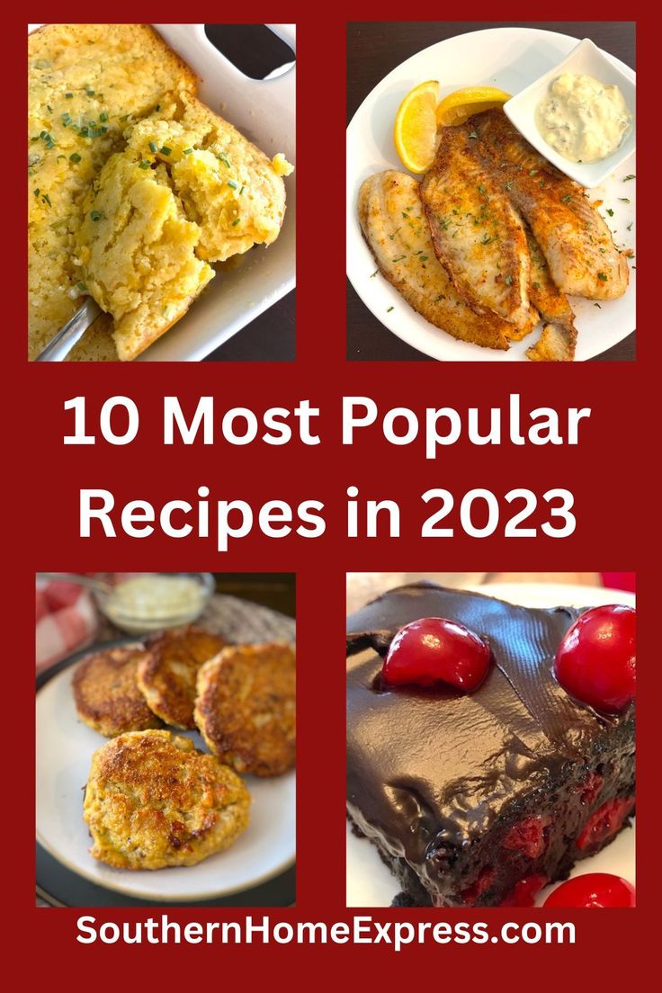 the top ten most popular recipes in 2013