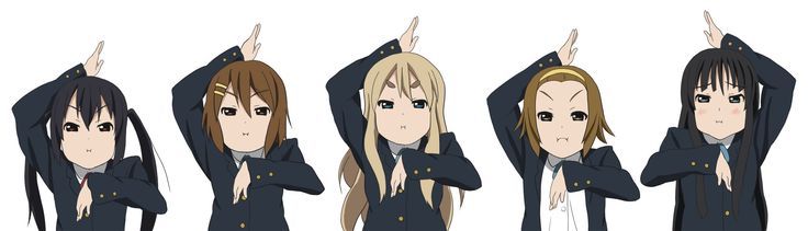 anime character poses with their hands in the air