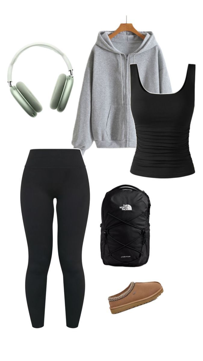 Outfits That Go With Leggings, Leggins Outfits Casual, Outfit Ideas Black Leggings, Hoodie And Leggings Outfit, Leggins Outfit, Casual Outfits Winter, Grey Leggings Outfit, Outfits Leggins, Legging Outfit