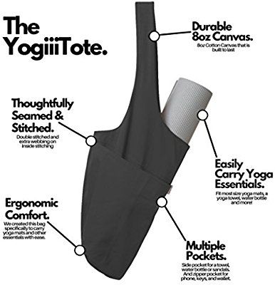 an advertisement for the yogi - tote, with instructions on how to use it