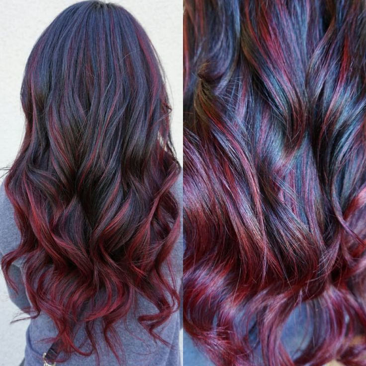 Love the red Sombre Hair Color, Sombre Hair, Red Ombre, Ombre Hair Color, Hair Color And Cut, Brown Hair Colors, Ombre Hair, Hair Dos, Purple Hair