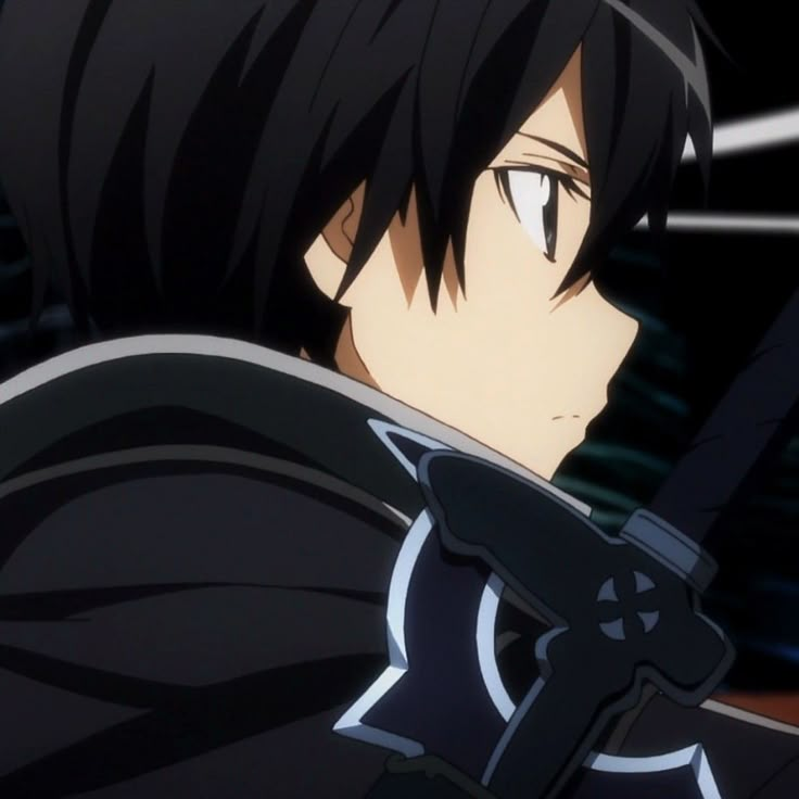 Swords Art Online, Swords Art, Sao Kirito, Kirito Kirigaya, Kirito Sao, Anime Pfps, Dark Anime, Rwby, Godzilla