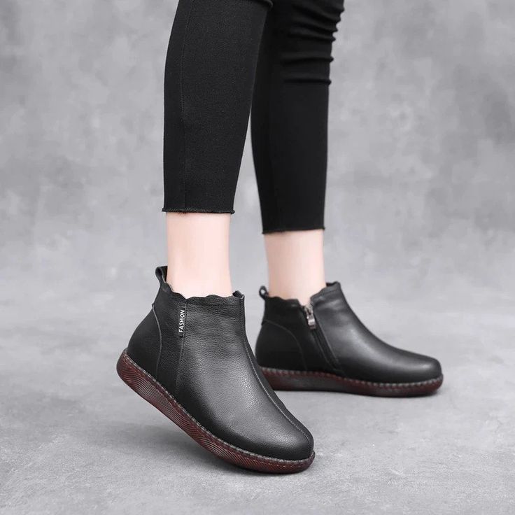 USS Shoes Sally Women's Booties | ussshoes.com – USS® Shoes Women's Booties, Women Ankle Boots, Brand Name Shoes, Brand Collaboration, Winter Shoes, Shoes Booties, Womens Boots Ankle, Walk On, Cow Leather