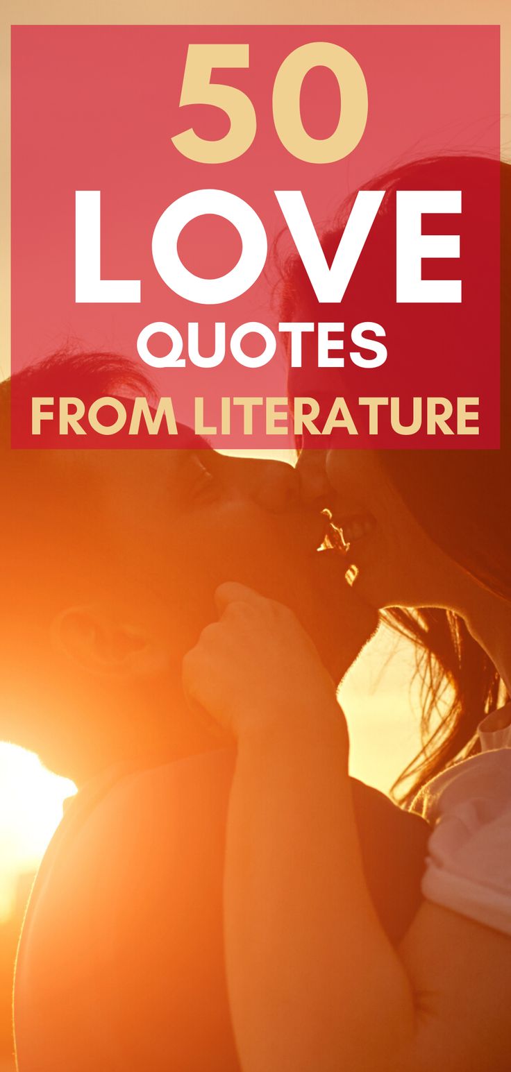 the words 50 love quotes from literature