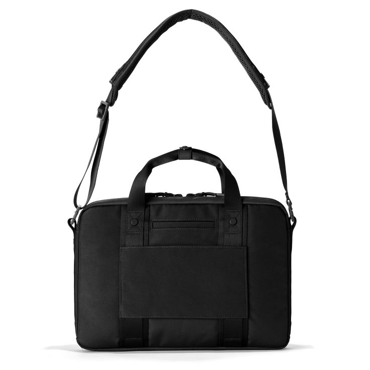 Meet the sleek tech bag built for quick trips and commutes, too. This crossbody laptop bag in black features a padded sleeve to keep your tech safe every step of the way. Easily store it in the overhead bin, under a plane seat, or just grab it and go for your daily walk to the office. With smartly designed organizational features like our signature key leash, elastic pen loops, and plenty of pockets, this sustainable travel laptop bag means business. Modern Laptop Bag With Anti-theft Pocket For On-the-go, Nylon Briefcase With Luggage Sleeve For Business, Business Briefcase With Luggage Sleeve In Nylon, Business Nylon Travel Bag, Versatile Laptop Bag With Sleeve For Commuting, Modern Travel Accessories With Laptop Sleeve, Modern Nylon Briefcase With Luggage Sleeve, Modern Laptop Sleeve Travel Accessories For On-the-go, Modern Travel Accessories With Laptop Sleeve For On-the-go