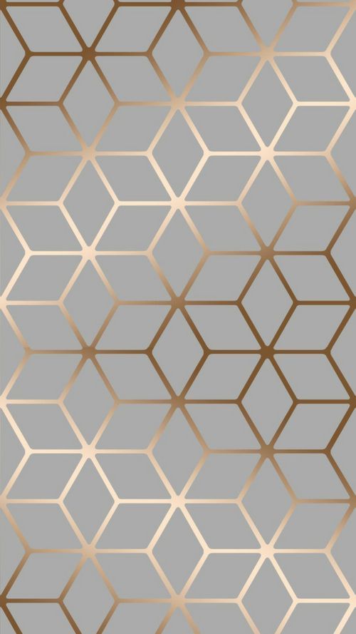 a gray and gold geometric pattern with lines