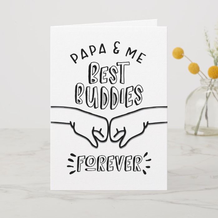 a card with the words you and me best friends forever in black ink on it