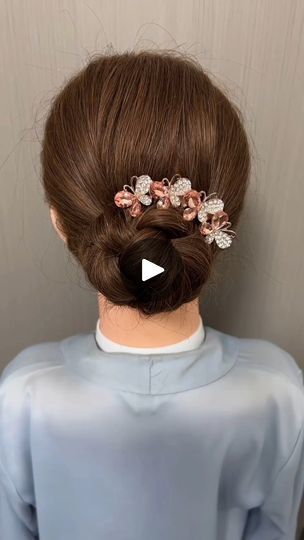 Hairstyles Clawclip, Hairstyle Tutorials, Beautiful Hairstyles, Holiday Hairstyles, Everyday Hairstyles, Hair Transformation, Hair Videos, Easy Steps, Bun Hairstyles