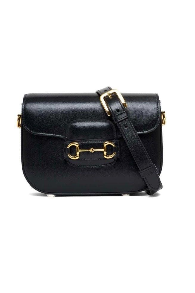 Gucci Horsebit Black Leather Crossbody Bag Gucci Satchel Shoulder Bag With Horsebit Detail, Gucci Crossbody Bag With Horsebit Detail, Gucci Shoulder Bag With Horsebit Detail For Business, Evening Satchel Shoulder Bag With Horsebit Detail, Business Top Handle Bag With Horsebit Detail, Gucci Bags With Metal Hardware For Work, Black Satchel With Horsebit Detail, Classic Crossbody Shoulder Bag With Horsebit Detail, Luxury Crossbody Shoulder Bag With Horsebit Detail