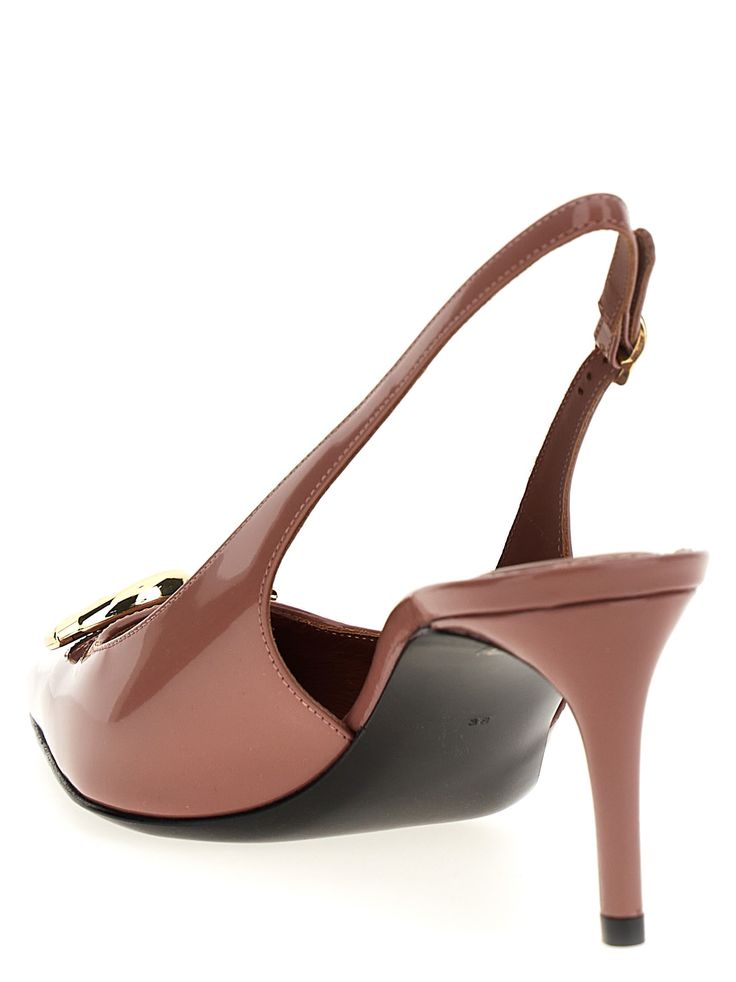 External: 100% Leather Internal: 100% Leather Kurt Geiger Heels, Feminine Chic, Stefano Gabbana, Zegna Shoes, Pink Pumps, White Pumps, Sneaker Wedge, Slingback Pump, Metallic Logo