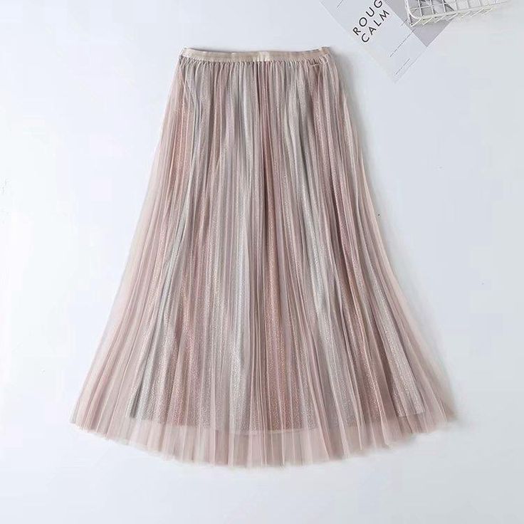 Brand Name:streetsangels,Waist: 60-86 cmSkirt length: 76 cmSkirt type: A-line skirtSkirt length: mid-length skirtColor: black, blue, pink, silver gray, light khaki, coffeeSize: One size fits allStyle type: versatileWaist type: high waist Party Flared Skirt With Elastic Waistband, Pink Pleated Skirt With Elastic Waistband For Summer, Summer Party Pleated Midi Skirt, Summer Party Midi Pleated Skirt, Non-stretch Midi Skirt For Party, Party Flared Pleated Skirt With Elastic Waistband, Party Midi Skirt With Elastic Waistband, Spring Midi Tulle Skirt, Party Skirt With Elastic Waistband And Full Shape