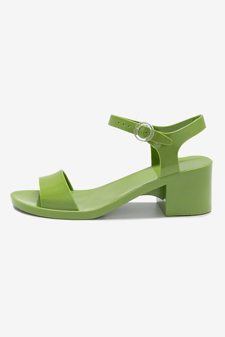 The essential everyday jelly sandal made in the U.S.A. This style comes in vibrant colors to add to your outfit and are also recyclable. Features a single strap for a secure, feminine fit. | Classic Jelly Sandal for Women in Black, Size 6 Women In Red, Sandal For Women, Celery Green, La Outfits, Swim Shoes, Wide Shoes, Jelly Shoes, Jelly Sandals, Sweaters And Leggings