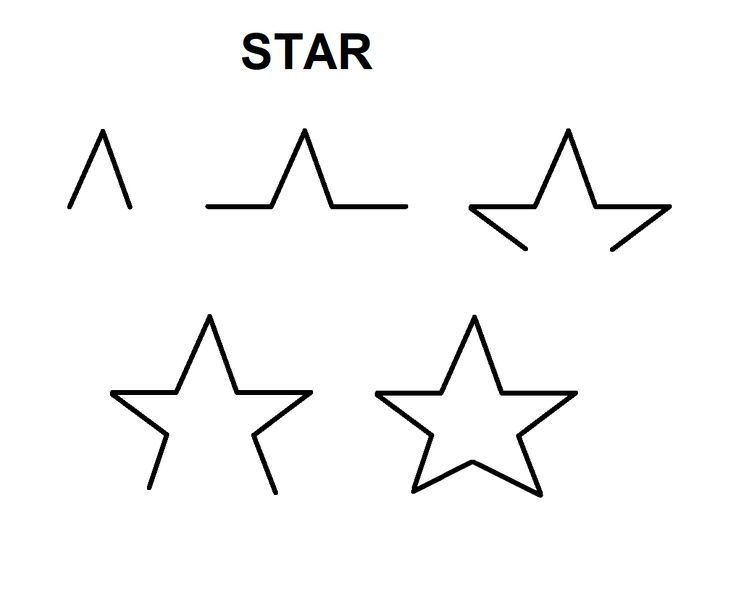 five stars are arranged in the shape of four, and one has three smaller ones