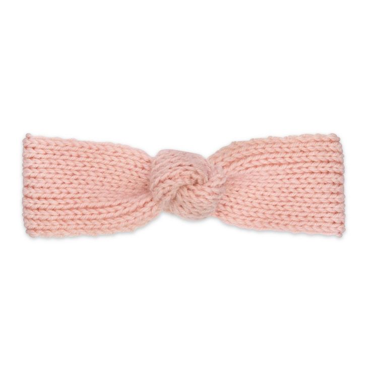 Keep you little one cozy and warm with this crochet headwrap from Just One You by Carter's. This oversized headwrap is detailed with a single large knot for the perfect finishing touch to any outfit. The crochet knit provides just enough stretch to easily slip on her head while staying snug and secure. Color: One Color. Gender: female. Age Group: kids. Adjustable Pink Crochet Headband, Crochet Headwrap, Bow Knot, Knitted Baby, Girls Bows, Hair Tools