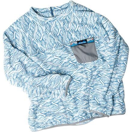 Kavu's Kelowna Pullover Sweatshirt is great for chilly mornings at the campsite, a cool fall hike, or mornings at the coffee shop. This retro crewneck sweatshirt is made from soft polyester fleece for warmth in brisk temps, and even features a convenient chest pocket for easy sunglasses storage. Casual Sweatshirt For Outdoor Winter Activities, Casual Winter Sweatshirt For Outdoor Activities, Fleece Sweatshirt For Outdoor With Long Sleeves, Outdoor Fleece Sweatshirt With Long Sleeves, Casual Fleece Sweatshirt For Hiking, Casual Fleece Sweater For Outdoor Activities, Casual Outdoor Sweatshirt With Pockets, Outdoor Long Sleeve Fleece Sweatshirt, Casual Cotton Sweatshirt For Outdoor