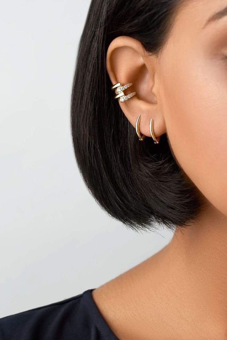 MELISSA KAYE JEWELRYFINE JEWELEARRING YLWGOLD Small Gold Cristina Earrings 18k Gold Earrings, Marissa Collections, Demi Fine Jewelry, Jewel Box, Fine Jewels, Clothing Size Chart, Ear Cuff, Gold Earrings, Jewelry Gifts