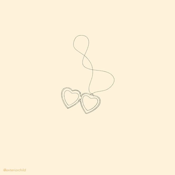 two hearts are connected by a string