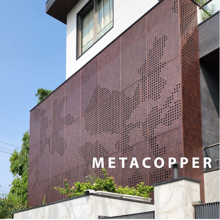 a building with a sign that says metacopper on it