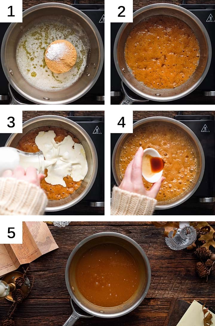 steps on how to make soup in a pot