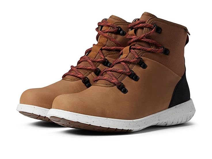 Bogs Juniper Hiker - Women's Shoes : Toffee : Head on your adventure with all-day cushioning and comfort in the Bogs Juniper Hiker. Leather and textile upper, lining, and insole. Lace-up and zipper construction with back pull-tabs. Outsole features rubber pods for slip resistance. Light, urban hiker with cushioned synthetic sole. Waterproof technology. Imported. Measurements: Weight: 12 oz Product measurements were taken using size 8.5, width B - Medium. Please note that measurements may vary by Rugged Outdoor Walking Shoes With Ortholite Insole, Insulated Low-top Sneakers For Outdoor Activities, Sporty Insulated Sneakers For Outdoor, Comfortable Walking Shoes With Ortholite Insole For Outdoor Activities, Comfortable Walking Shoes With Ortholite Insole For Outdoor, Functional Low-top Insulated Sneakers, Comfortable Outdoor Walking Shoes With Round Toe, Comfortable Walking Shoes With Round Toe For Outdoor, Insulated Low-top Waterproof Boots For Sports