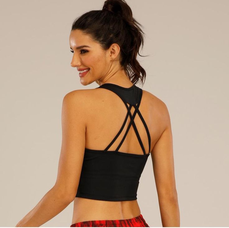 Buy More! Save More!

 
   





	
		
			Size
			Bust Stretch 
			Length
		
		
			CM
			INCH
			CM
			INCH
		
		
			S
			56
			22
			17
			6.69
		
		
			M
			60
			23
			18
			7.08
		
		
			L
			64
			25
			19
			7.48 Strappy Gym Tops With Built-in Bra, Strappy Stretch Gym Tops, Stretch Strappy Gym Tops, Strappy Stretch Tops For Gym, Stretch Strappy Workout Tops, Strappy Stretch Tops For Workout, Breathable Fitted Sleeveless Crop Top, Fitted Breathable Sleeveless Crop Top, Fitted Sleeveless Activewear With Crisscross Straps