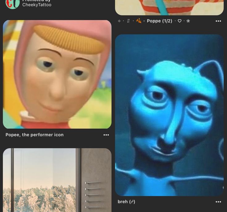 an image of some animated characters on the webpage for people to see and do something