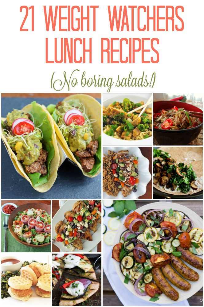 21 weight watchers lunch recipes that are delicious and easy to make with no boring salads