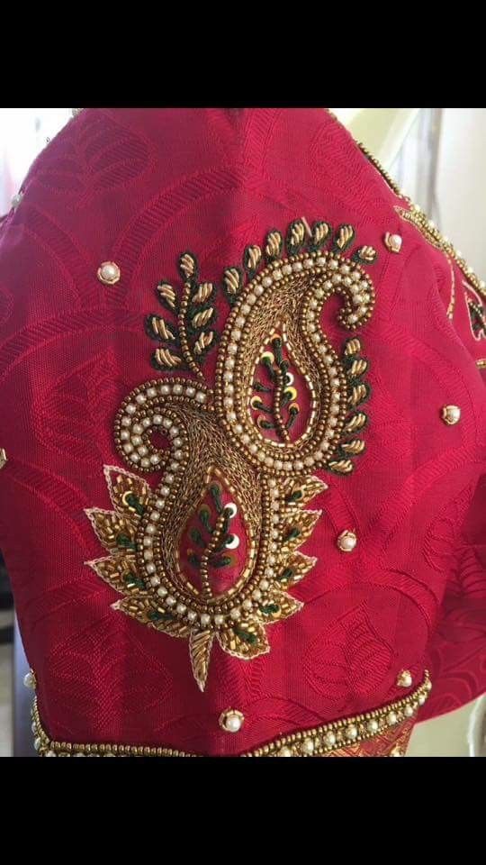 Blouse Designing, Blouse Maggam Work, Maggam Work Blouse, Maggam Work Designs, Wedding Saree Blouse, Kids Blouse Designs, Wedding Saree Blouse Designs, Simple Embroidery Designs, Aari Work Blouse