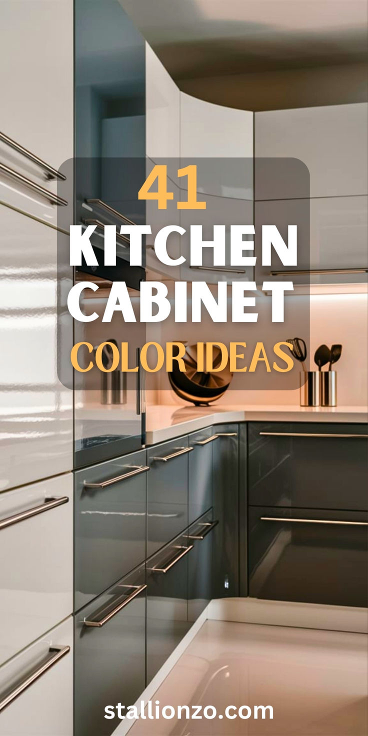 A collection of 41 kitchen cabinet color ideas to transform your space. Kitchen Cabinet And Floor Color Schemes, Best Kitchen Cabinets Colors, 3 Color Cabinets In Kitchen, Solid Kitchen Cabinets, New Kitchen Cupboard Ideas, Mixed Cupboards Kitchen, Kitchen Combinations Ideas, Great Kitchen Colors, Modern Kitchen Cupboard Designs