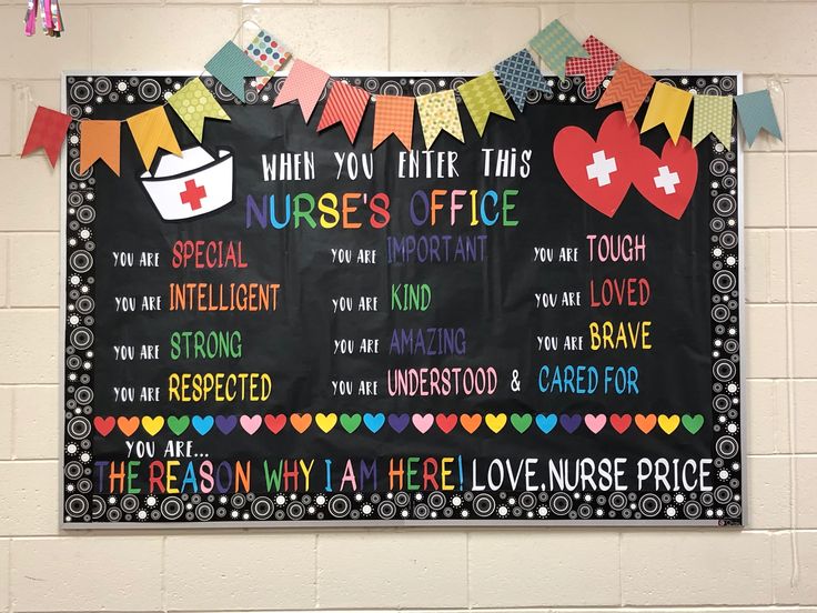 a blackboard with nurse appreciation written on it