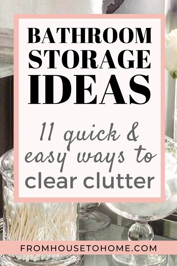 bathroom storage ideas 11 quick and easy ways to clear clutter