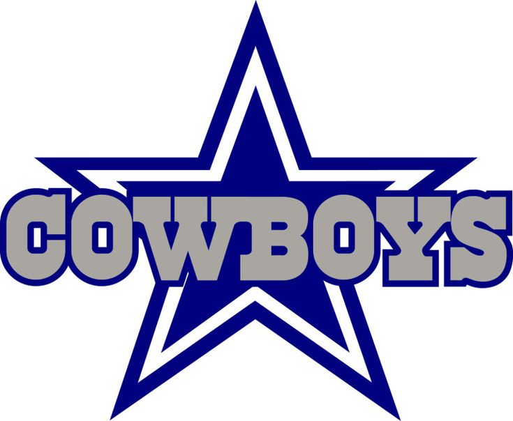 the cowboys logo on a white background