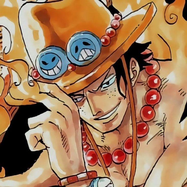 #ace #onepiece #manga #anime #icon Anime Character, One Piece, Anime, Color