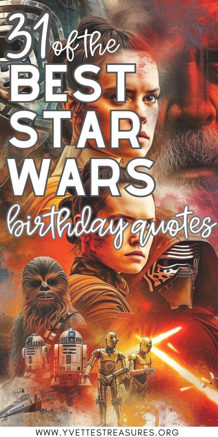 Best Star Wars Birthday Quotes And Puns In The Galaxy Star Wars Happy Birthday, Star Wars Party Games, Birthday Jokes, Wishes For Daughter, Holiday Recipes Christmas, Best Birthday Wishes, The Force Is Strong, Star Wars Birthday, Great Birthday Gifts