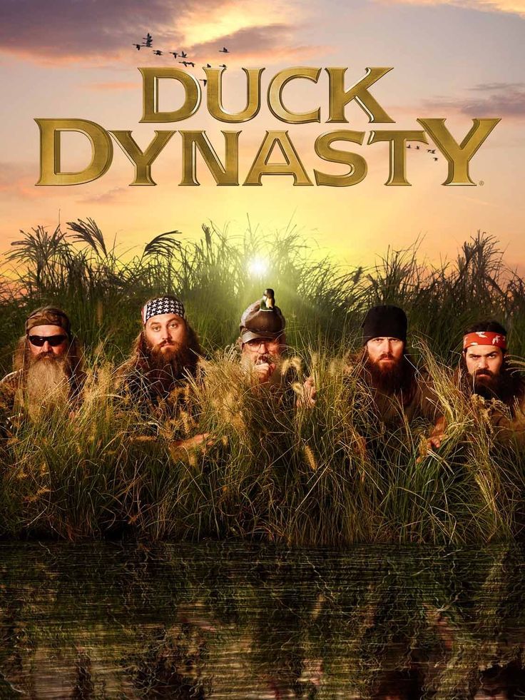 duck dynasty movie poster with ducks in the grass