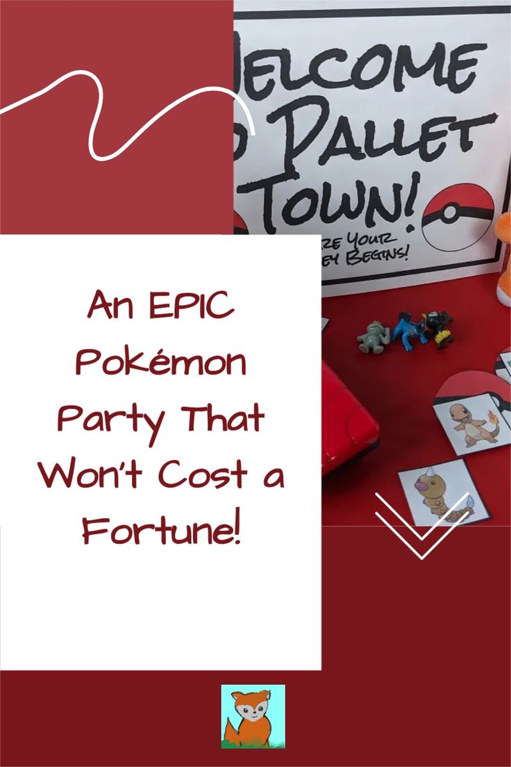 an epic pokemon party that won't cost a fortune card game with free printables