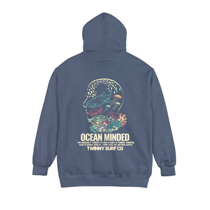 "The depth of the ocean is no match for the depth of our responsibility to protect it." Size Recommendation: "I'm 5'9" and 160lbs; Size Large fits me flawlessly" Fit: laid-back and relaxed, Unisex Hoodie Shade: 'Pepper,' dark gray or light black, artfully garment-dyed Material: A cozy blend of 80% US Cotton & 20% Polyester, Special Features: Pre-shrunk. Softer with each wash Blue Washed Hoodie With Relaxed Fit, Blue Washed Relaxed Fit Hoodie, Acid Wash Vintage Sweatshirt With Drawstring Hood, Vintage Acid Wash Sweatshirt With Drawstring Hood, Blue Washed Hoodie Sweatshirt, Washed Blue Relaxed Fit Hoodie For Streetwear, Vintage Acid Wash Hoodie With Drawstring, Acid Wash Casual Hooded Sweatshirt, Acid Wash Hooded Soft-washed Sweatshirt