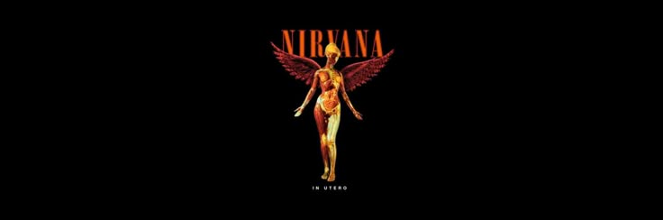 the cover art for nirvana's album, which features an image of a woman with wings