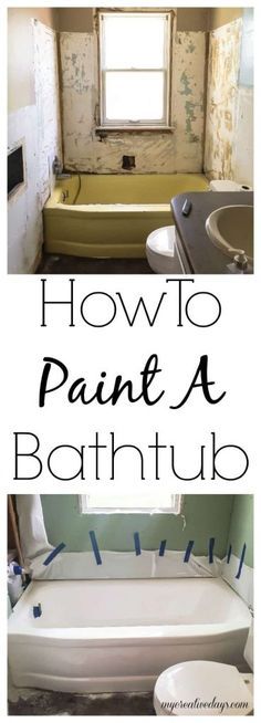 how to paint a bathtub