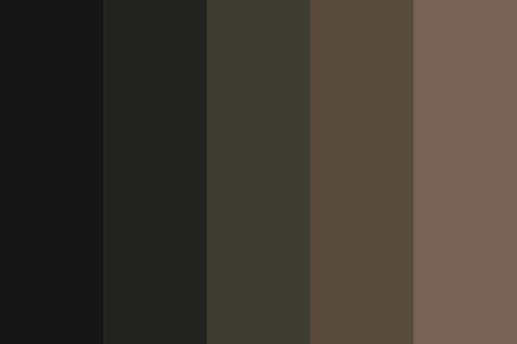 the color scheme is brown and black