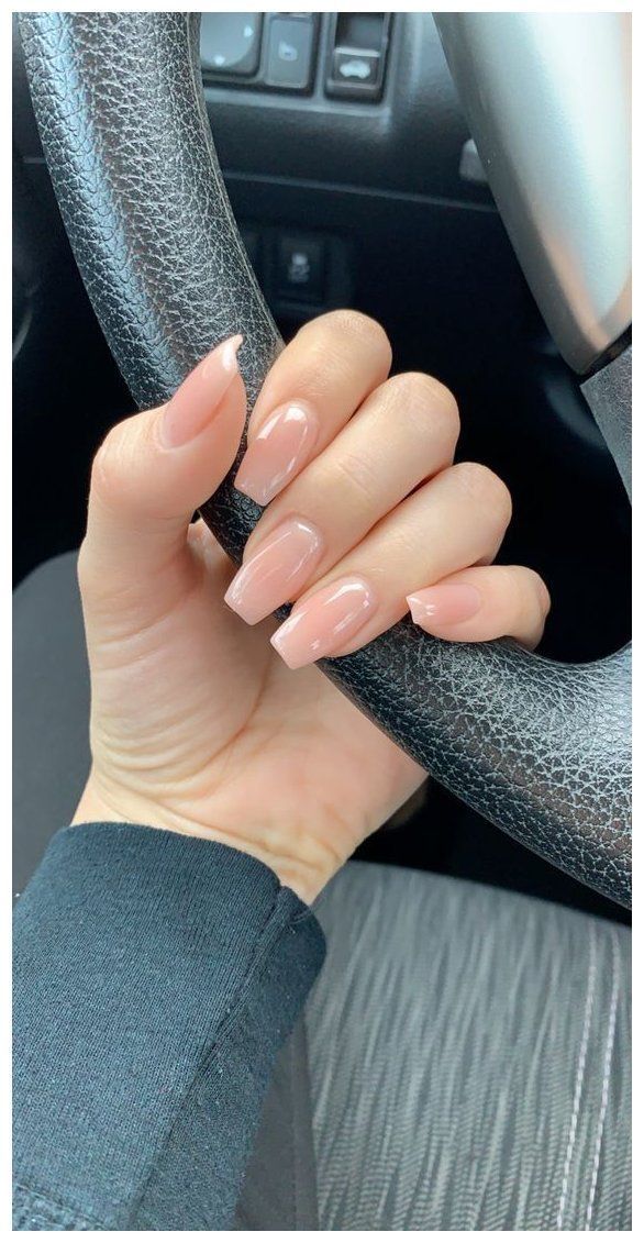 Short Coffin Nails Designs, Nude Nail Designs, Short Coffin Nails, Simple Acrylic Nails, Nails 2021, Disney Nails, Shellac Nails, Ballerina Nails, Acrylic Nails Coffin Short