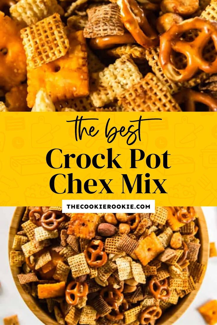 the best crock pot chex mix