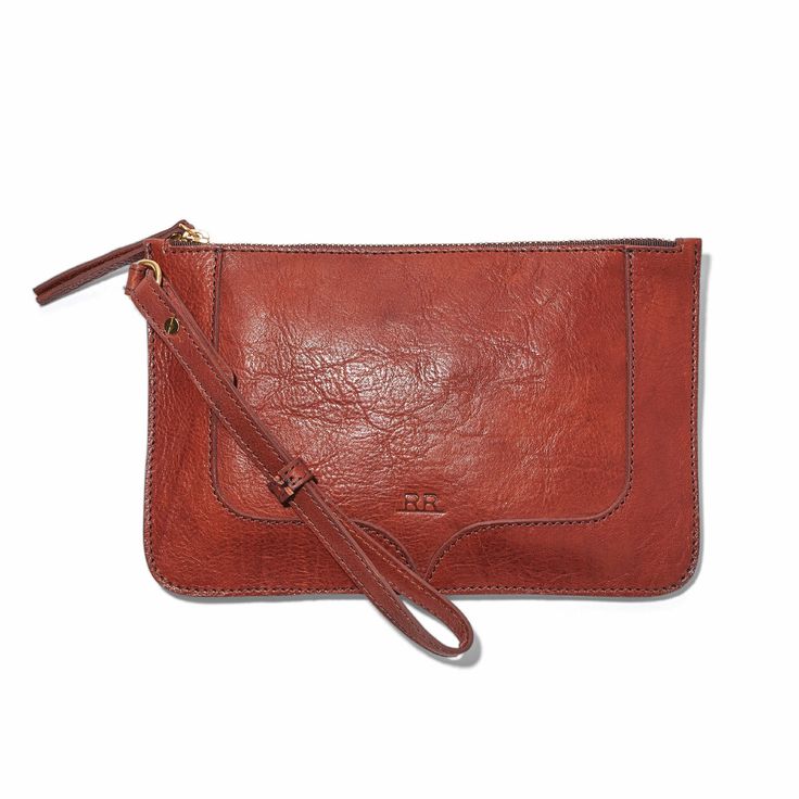 Wristlet - Compact Zip Top Pouch – Handcrafted in Regenerative American Leather Introducing the Wristlet, the perfect accessory for a night out or a quick trip to the store. Made from luxuriously soft regenerative American leather, this stylish wristlet combines functionality with western-inspired detailing. Key Features: Versatile Design: The pouch includes a removable wrist strap, making it easy to carry on its own or toss into a larger handbag for added convenience. Spacious Interior: Despite Chic Pouch With Leather Lining For Everyday Use, Leather Clutch For Everyday Use In Fall, Leather Lined Clutch For Travel, Fall Leather Clutch, Daily Use Clutch Pouch With Leather Lining, Leather Lined Clutch Pouch For Daily Use, Chic Brown Pouch With Zipper, Chic Everyday Pouch With Leather Lining, Fall Pouch Clutch For Everyday Use