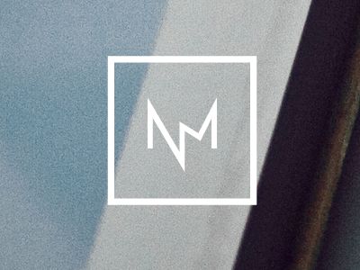 a white square with the letter m on it