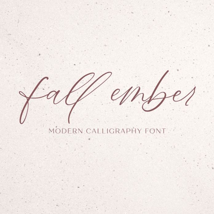 the modern calligraphy font falfenber